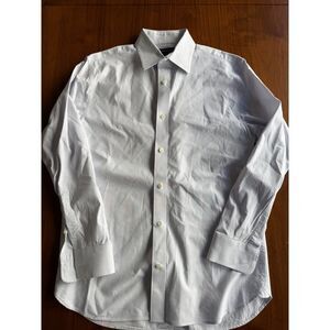 Banana Republic Mens Slim Fit Light Blue Stripe Long Sleeve Shirt - Size M
